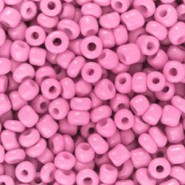 Glasperlen rocailles 8/0 (3mm) Taffy pink